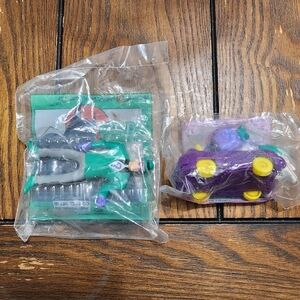 Vintage 1993 McDonalds Happy Meal Toys The Riddler Joker New
